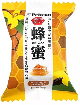 Мило з екстрактом меду та маточного молочка - Pelican Honey Soap 80g (1512951-35967041)