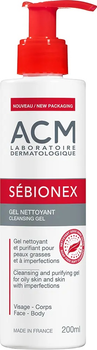 Żel do mycia twarzy ACM Laboratoire Sebionex oczyszczający 200 ml (3760095250274)