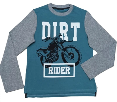 Кофта для хлопчика Robinzone КФ 386 Dirt rider 152 см бірюза+меланж