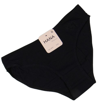 Хлопковые трусики XL черные Hana 3957