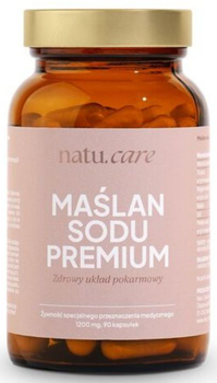 Suplement diety Natu.Care Maślan Sodu Premium 1200 mg 90 kapsułek (5905943690613)