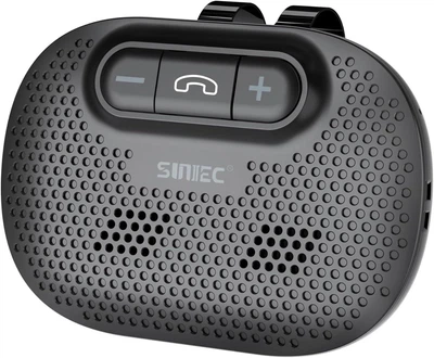 Автокомплект громкой связи SUNITEC, Bluetooth 5.0, спикерфон на козырек, 2 телефона