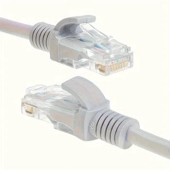 Патч Корд LAN 6м Кабель для роутера ВИТАЯ ПАРА cat 5e Серый НАРУЖНЫЙ ВНЕШНИЙ (0_30254)