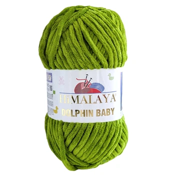 Пряжа Himalaya dolphin baby № 80371 зеленый