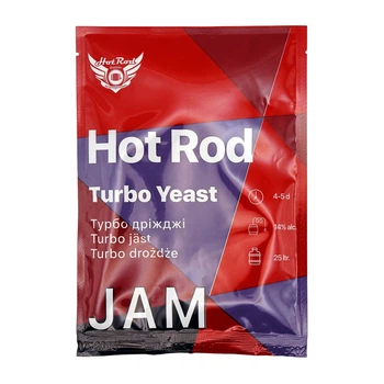 Спиртовые турбо дрожжи Hot Rod Jam на 25 л (69 г) для фруктовых браг