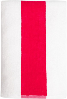 Рушник Homla Monroe Summer з біло-червоними смугами 100x150 см (5906496733451)