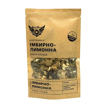 Набір спецій для настоянки Hot Rod Distiller Імбирно-лимонна на 1 л 20 г (S0129)