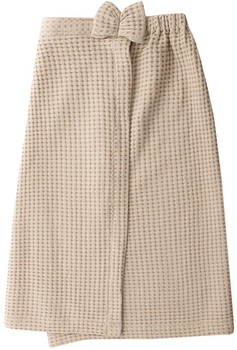 Рушник Homla Vaffel банний на липучці бежевий 145x75 см (5904183849201)