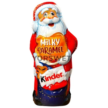 Шоколадна фігурка Санта Kinder Santa Milky Caramel Молочна Карамель 110 г (1411)