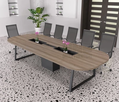 Стіл для переговорів Mister Loft Бредфорд 400*80 на 12-14 осіб Дуб Каньйон (57840346)