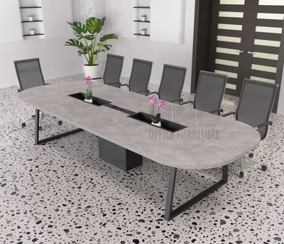 Стіл для переговорів Mister Loft Бредфорд 350*80 на 10-12 осіб Бетон (57840170)