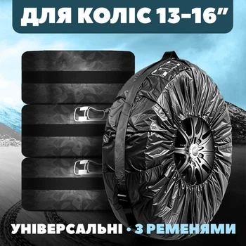 Чехлы для хранения колес и шин авто (сумки на колеса 13-16")