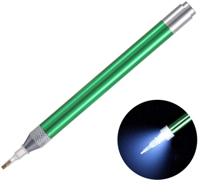 Стилус для Алмазної Мозаїки SHLab CrystalArt (LED Підсвічуванням) Green (20595)