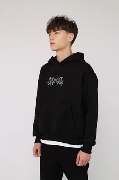Худи мужское S цвет черный YUKI ЦБ-00284938