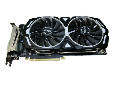 Відеокарта MSI GeForce GTX 1060 Armor OC 6GB GDDR5 (GeForce GTX 1060 Armor 6G OCV1) Б/В
