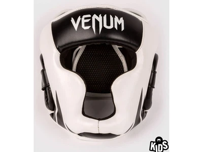 Шолом дитячий VENUM Challenger Kids Headgear S/M чорний/білий (5405)