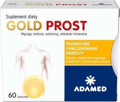 Дієтична добавка Adamed Gold Prost 60 капсул (5900411011686)