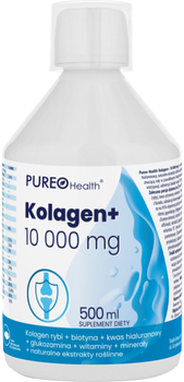 Дієтична добавка Pureo Health Колаген + 10000 мг 500 мл (5907637934560)