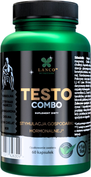 Дієтична добавка Lanco Nutritions Testo Combo 60 капсул (5905317626309)
