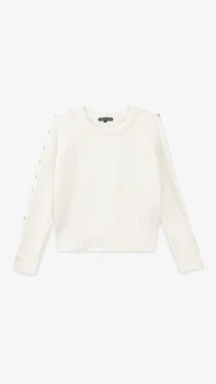 Джемпер однотонний жіночий Park karon 8667 S Білий shop (2000999319907)