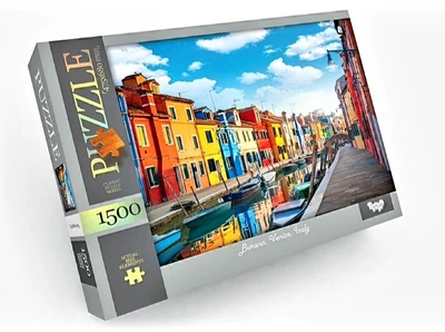 Пазл 1500 елементів Burano, Venice, Italy Danko toys C1500-04-06