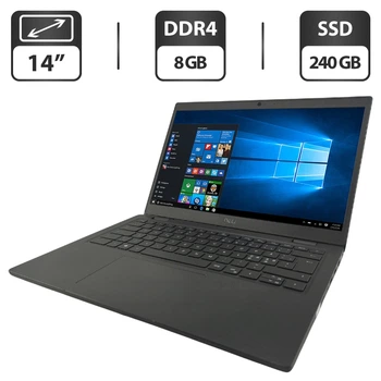 Ультрабук Dell Latitude 3420 / 14" (1366x768) TN / Intel Core i5-1135G7 (4 (8) ядра по 2.4 - 4.2 GHz) / 8 GB DDR4 / 240 GB SSD / Intel Iris Xe Graphics / WebCam б/у