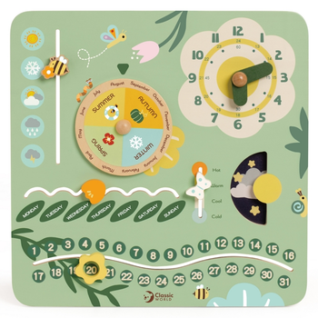 Бізіборд Classic World Мій перший календар (6927049022555)