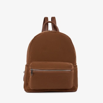 Рюкзак женский замшевый Regina Notte Backpack 4107 Темно-рыжий