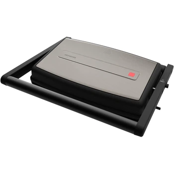 Электрогриль AIWA KAMADO ASM-1500 1500W 27х18см открытие на 180º съемный поддон Black-Grey (ASM1500)