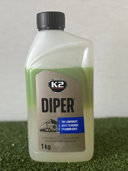 Активная пена K2-PR Diper 1 kg концентрат для бесконтактной мойки автомобилей и грузовиков эффективный щелочной