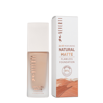 Тональная основа матирующая увлажняющая Neverti Natural Matte (NP302), 003 Soft Nude Песочная