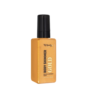 Шиммер-молочко для тела Top Beauty Body Shimmer, 125 мл, Gold Золотой