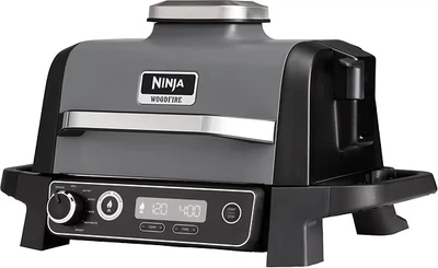 Гриль электрический Ninja Woodfire OG701EU – коптильня, технология Woodfire, до 260 °C, гранулы в комплекте(DL_CB6197BD5CAE)