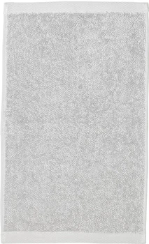 Полотенце махровое MBM HOME для ванной 30x50 см Прикосновение Светло-серый (BT-13 S GRAY/BLUE)
