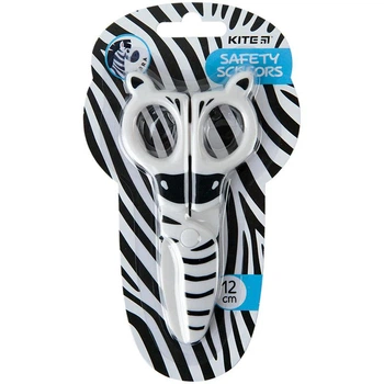 Ножницы Kite детские безопасные Zebra , 12 см (K22-008-02)