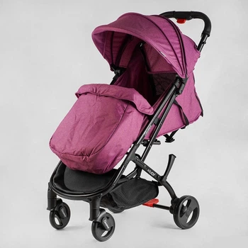 Коляска прогулочная детская JOY "Elegans" (A-16207) фиолетовый