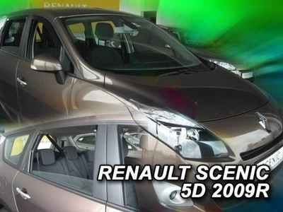 Дефлекторы окон ветровики Renault Grand Scenic 3d 5d 09-16 вставные 4шт Heko Рено Гранд Сценик АМ00078091