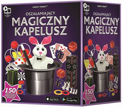 Zestaw do gry Hanky Panky Magiczny kapelusz - 150 sztuczek (8854019046045)