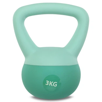 Гиря 3 кг мягкая Zelart SOFT KETTLEBELL цвет мятный FI-0122-3