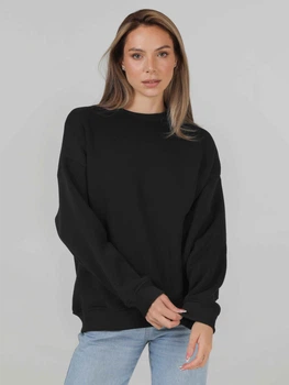Світшот оверсайз на флісі жіночий Ray U0304W L/XL Чорний (RAY2000000025902)