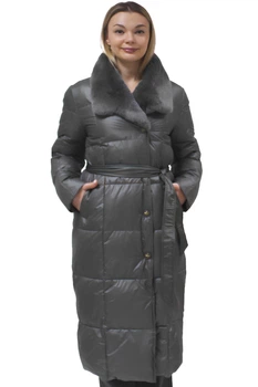 Пуховик BELLISSIMO PIUMINO Сірі XL (73788)
