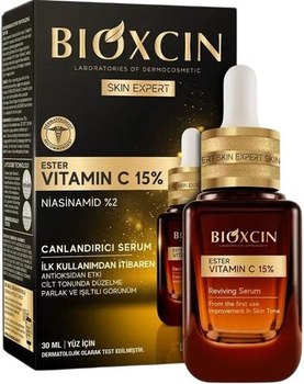 Сироватка для обличчя Bioxcin Ester Vitamin C 15% відновлювальна 30 мл (8680512632818)
