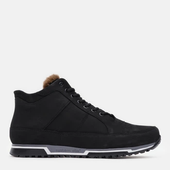Чоловічі зимові черевики шкіряні Prime Shoes 600 Black Nubuck 16-600-70110 41 27 см Чорні (PS_2000000120188)
