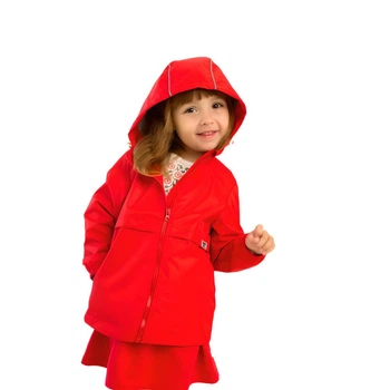 Куртка вітрівка для дівчинки Trendy Tot 03-01209 червоний 92 см (2 роки)