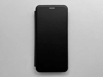 Захисний чохол-книжка Baseus для Xiaomi Redmi Note 14 Pro 4G чорний, з матової штучної шкіри зі слотами для карт