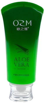 Піна для вмивання обличчя з екстрактом алое - OZM Aloe Vera 150g (1548501-44328550)