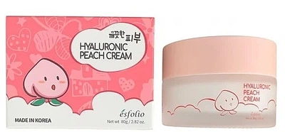 Крем с гиалуроновой кислотой и персиковой эссенцией - Esfolio Pure Skin Hyaluronic Peach Cream 80g (1555557-44855060)