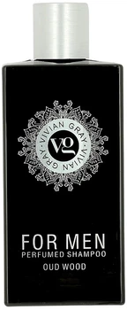 Шампунь для мужчин "Oud Wood" - Vivian Gray For Men Oud Wood Shampoo 350ml (1513849-43067466)