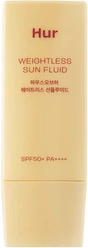 Легкий солнцезащитный флюид для лица SPF50+ - House of Hur Weightless Sun Fluid SPF50+ 50ml (1339419-16105127)