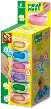 Набір SES Fingerpaint Pastel Set 6 кольорів 00397 (8710341003975)
